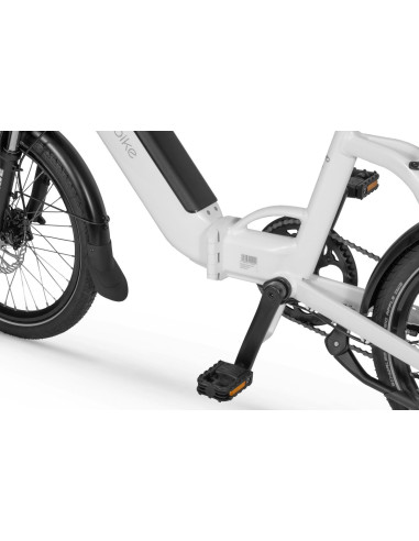 Rower elektryczny składany Ecobike Rhino Arctic White