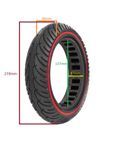 Opona pełna bezdętkowa do Xiaomi m365 Pro | Pro 2 | 1s | V3 2