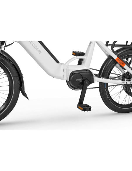 Rower elektryczny składany Ecobike Rhino Cruise Arctic White