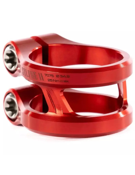 Zacisk Ethic Sylphe Double Clamp V2 34.9 Red