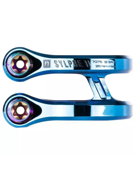 Zacisk Ethic Sylphe Double Clamp V2 34.9 Chrome Blue