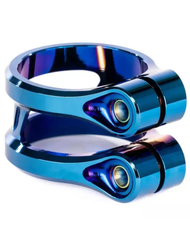 Zacisk Ethic Sylphe Double Clamp V2 34.9 Chrome Blue