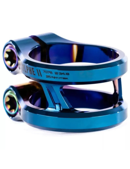 Zacisk Ethic Sylphe Double Clamp V2 34.9 Chrome Blue