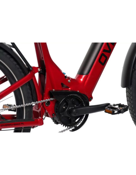 Rower elektryczny Overfly Artemis Neo + GPS | Red