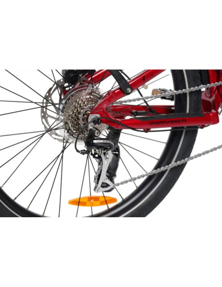 Rower elektryczny Overfly Artemis Neo + GPS | Red