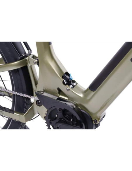 Rower elektryczny Overfly Artemis Neo + GPS | Oliwkowy