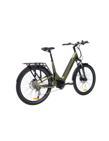 Rower elektryczny Overfly Artemis Neo + GPS | Oliwkowy