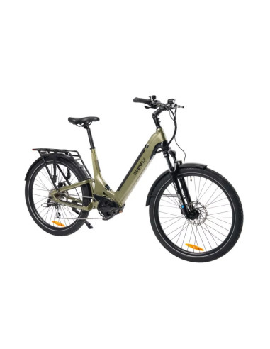 Rower elektryczny Overfly Artemis Neo + GPS | Oliwkowy