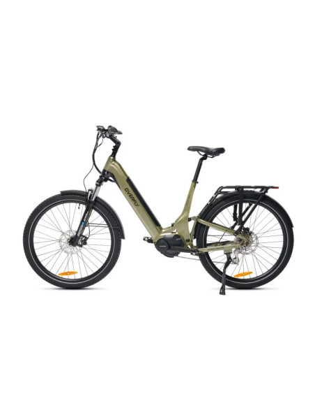 Rower elektryczny Overfly Artemis Neo + GPS | Oliwkowy