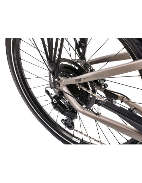 Rower elektryczny ROMET E-MODECO URB 2.0 725WH | Szampański8