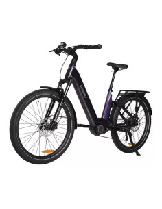 Rower elektryczny Overfly Artemis 17" + GPS | Fioletowy