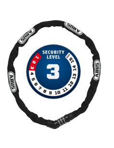 ABUS Steel-O-Chain 4804C/110 BK