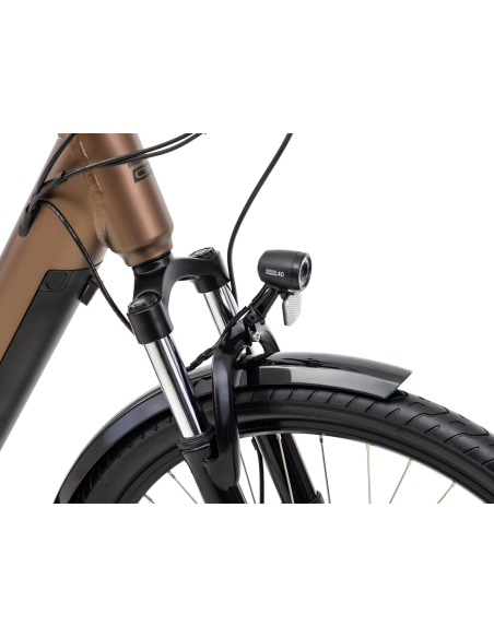 Rower elektryczny ROMET PROECO WAVE AN 1.0 26 504WH | brązowy