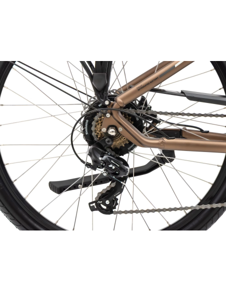 Rower elektryczny ROMET PROECO WAVE AN 1.0 26 504WH | brązowy