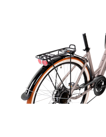 Rower elektryczny PROECO WAVE BF 1.0 R 504WH | Szampański + kosz