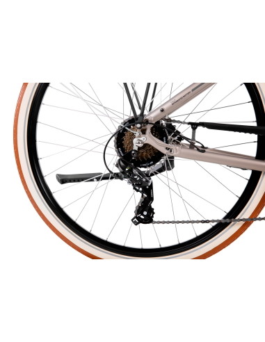 Rower elektryczny PROECO WAVE BF 1.0 R 504WH | Szampański + kosz