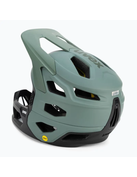 Uvex Revolt MIPS Moss Green-Black Matt