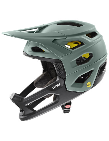 Uvex Revolt MIPS Moss Green-Black Matt