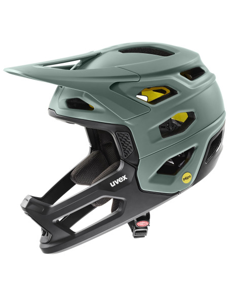 Uvex Revolt MIPS Moss Green-Black Matt