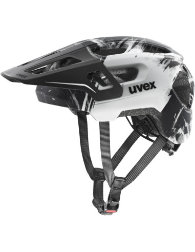 Uvex React jr. fullface Black-White Matt 52-56cm
