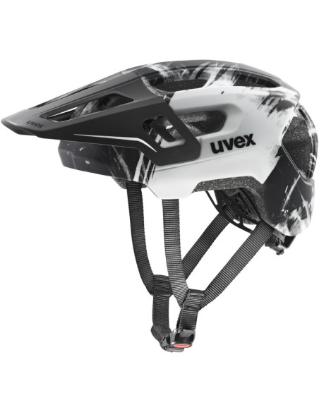 Uvex React jr. fullface Black-White Matt 52-56cm