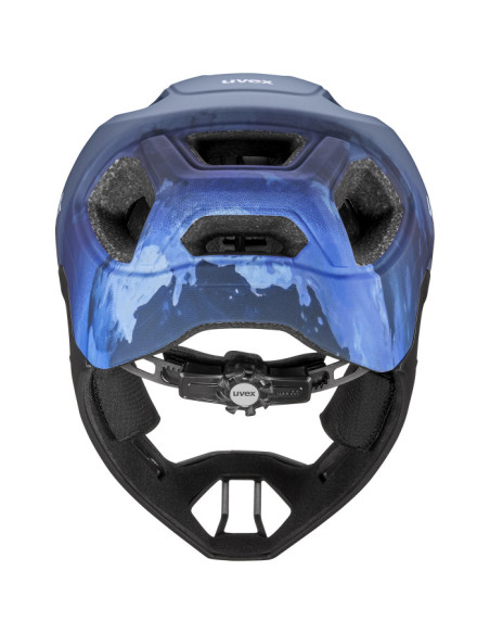 Uvex React jr. fullface Dusk Blue Matt 52-56cm