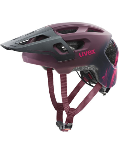 Uvex React jr. fullface Cranberry Matt 52-56cm