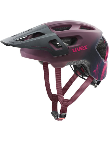 Uvex React jr. fullface Cranberry Matt 52-56cm
