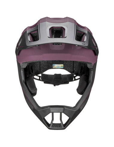 Uvex React jr. fullface Cranberry Matt 52-56cm