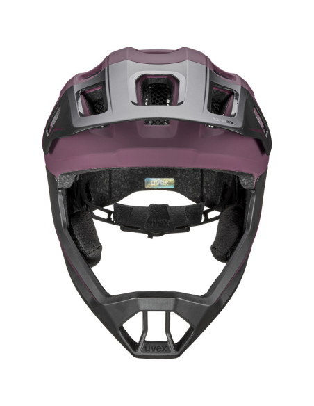 Uvex React jr. fullface Cranberry Matt 52-56cm