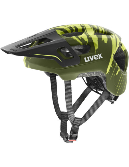 Uvex React jr. fullface Dark Olive Matt 52-56cm