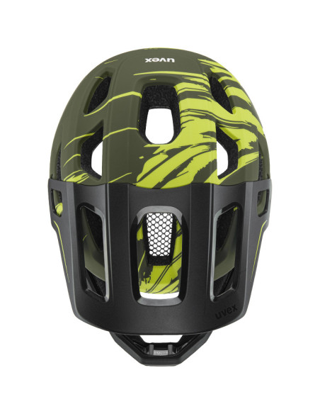 Uvex React jr. fullface Dark Olive Matt 52-56cm