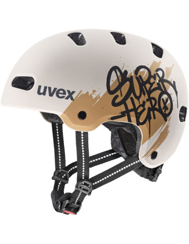 Uvex Kid 4 Style Super Hero Warm Grey Matt