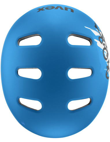 Uvex Kid 4 Style Super Hero Blue Matt