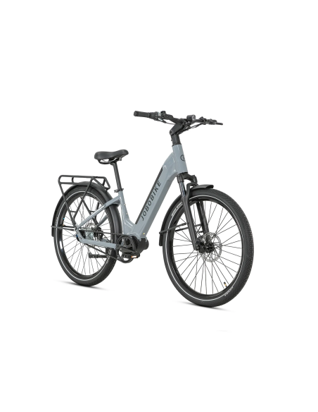 Rower elektryczny Jobobike Luxe | Srebrnoszary