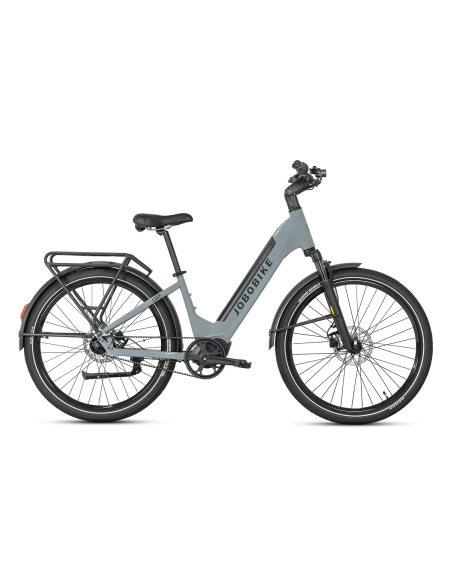 Rower elektryczny Jobobike Luxe | Srebrnoszary
