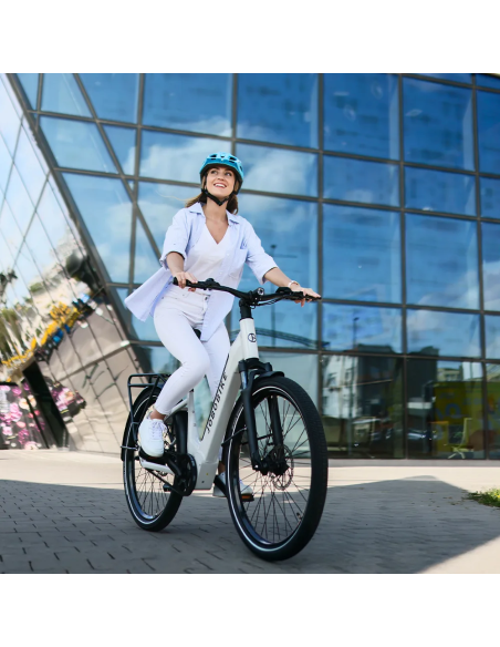 Rower elektryczny Jobobike Luxe | Biały