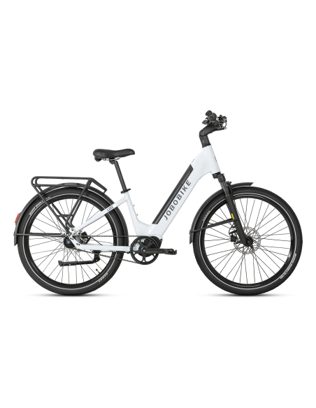 Rower elektryczny Jobobike Luxe | Biały