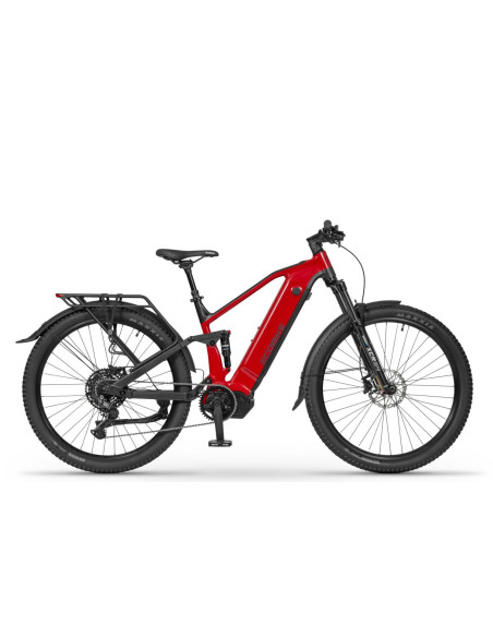 Rower elektryczny Ecobike RX 500 MAX Black Red SUV | Full Suspension
