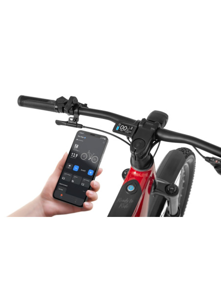 Rower elektryczny Ecobike RX 500 MAX Black Red SUV | Full Suspension