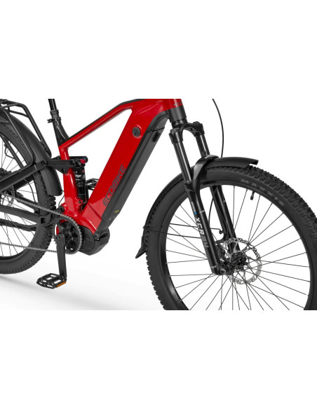 Rower elektryczny Ecobike RX 500 MAX Black Red SUV | Full Suspension