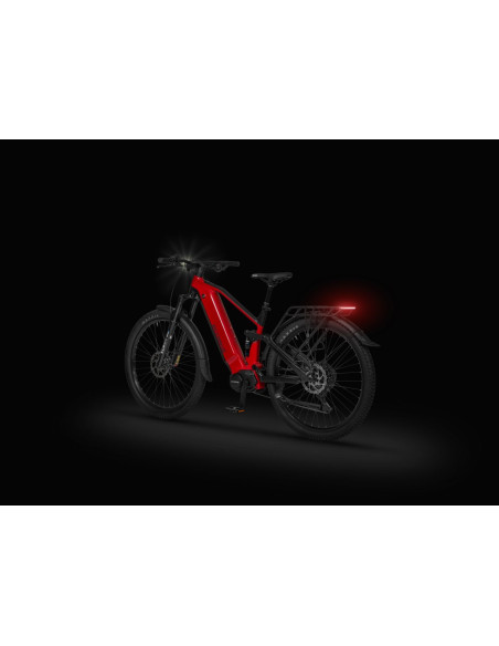 Rower elektryczny Ecobike RX 500 MAX Black Red SUV | Full Suspension