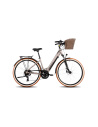 Rower elektryczny PROECO WAVE AN 1.0 504WH | Szampański + kosz