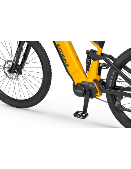 Rower elektryczny Ecobike RX 500 MAX Yellow | Full Suspension