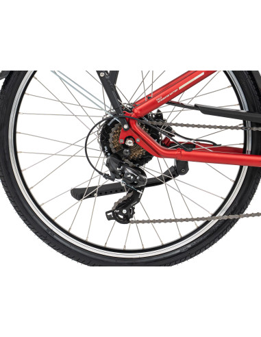 Rower elektryczny PROECO WAVE AN 1.0 26 504WH | Czerwony