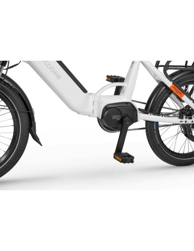 Rower elektryczny składany Ecobike Rhino Cruise Arctic White | DoMiasta.pl