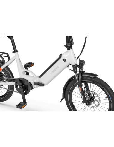 Rower elektryczny składany Ecobike Rhino Cruise Arctic White | DoMiasta.pl