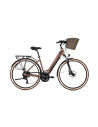 Rower elektryczny PROECO WAVE AN 1.0 504WH | Brązowy + kosz