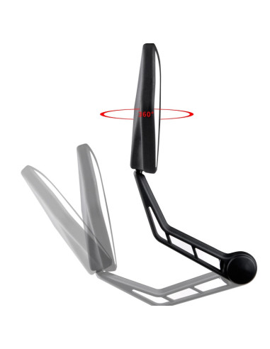 Lusterko rowerowe EasyDo RM02 90x120 mm