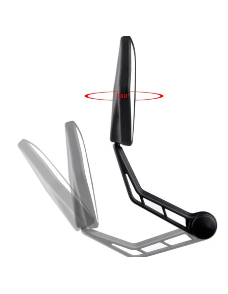 Lusterko rowerowe EasyDo RM02 90x120 mm